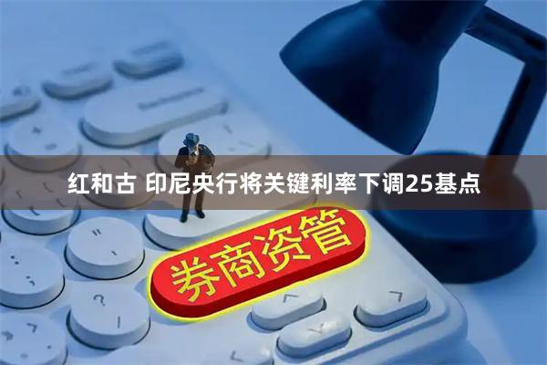 红和古 印尼央行将关键利率下调25基点
