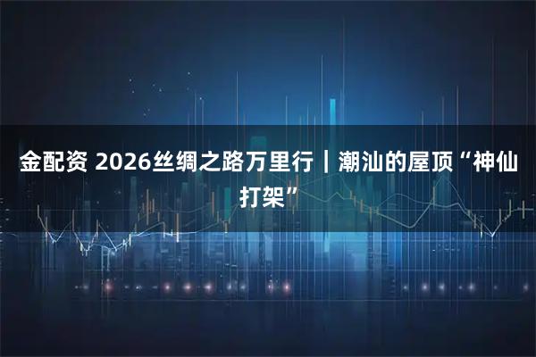 金配资 2026丝绸之路万里行｜潮汕的屋顶“神仙打架”